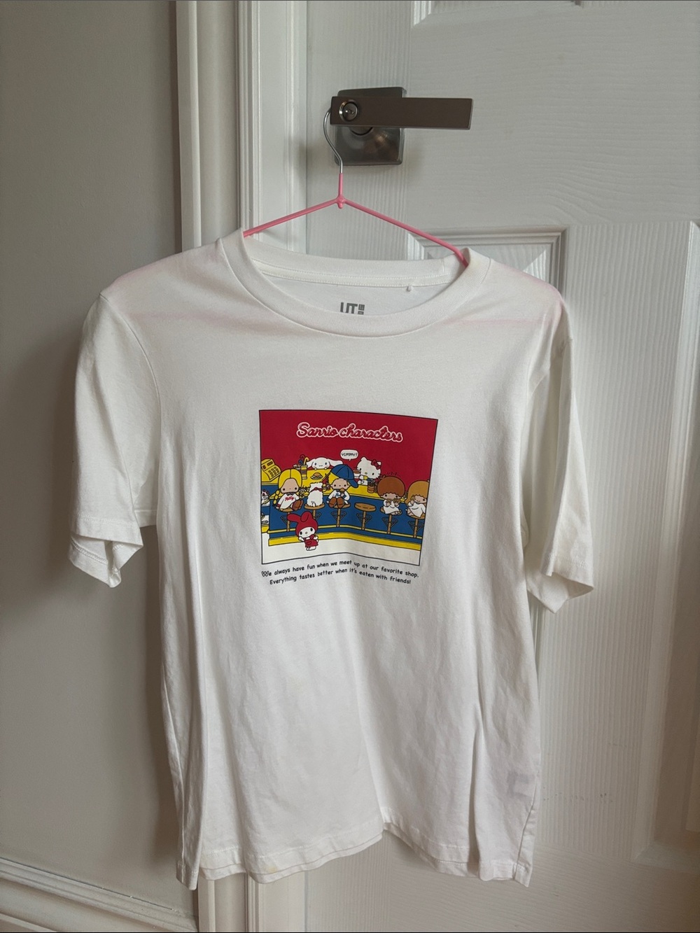 Uniqlo Sanrio White T-Shirt